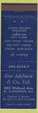 Matchbook Cover - Sam Adelstein Scrap Iron Metal ST Catharines ON