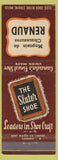 Matchbook Cover - Slater Shoes Renaud? QC
