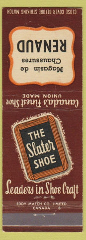 Matchbook Cover - Slater Shoes Renaud? QC