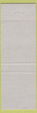 Matchbook Cover - Centre Canadien Francais Club Alouette French Windsor ON
