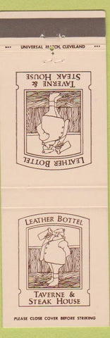 Matchbook Cover - Leather Bottel Taverne Steak House Cleveland OH