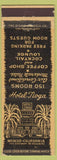 Matchbook Cover - Hotel Tioga Merced CA
