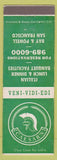 Matchbook Cover - Caesar's Restaurant San Francisco CA Italian