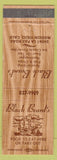 Matchbook Cover - Black Beard's Restaurant Mission Viejo CA
