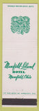 Matchbook Cover - Mansfield Leland Hotel Mansfield OH