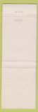 Matchbook Cover - Century Motel Duncan OK WEAR