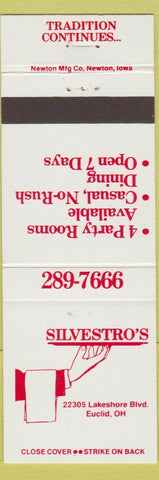 Matchbook Cover - Silverstro's Restaurant Euclid OH