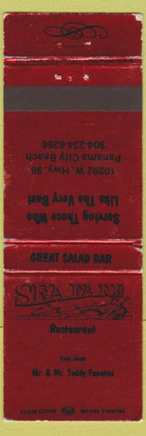 Matchbook Cover - Sea Fare Restaurant Panama City Beach FL