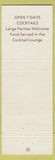 Matchbook Cover - Rosewood Family Restaurants Norwalk Long Beach CA