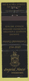 Matchbook Cover - Imperial House Restaurant San Diego CA WEAR