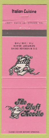 Matchbook Cover - Stuft Noodle Italian Restaurant Newport Beach CA