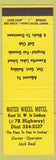 Matchbook Cover - Water Wheel Motel Lindsay ON