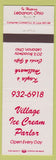 Matchbook Cover - Kayla's Hallmark Cards Gifts Ice Cream Lebanon OH