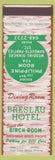 Matchbook Cover - Breslau Hotel Breslau ON