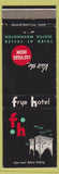 Matchbook Cover - Frye Hotel Seattle WA