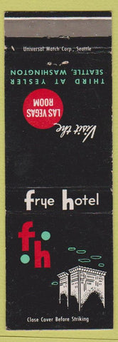 Matchbook Cover - Frye Hotel Seattle WA