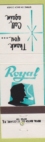 Matchbook Cover - Royal Tobacco? Canada