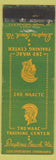 Matchbook Cover - 2nd WAAC Training Center Daytona Beach FL WEAR
