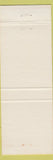 Matchbook Cover - Fong's Mandarin Chinese Menlo Park CA restaurant