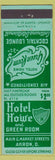 Matchbook Cover - Hotel Howe Akron OH