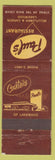 Matchbook Cover - Paul's Restaurant Lakewood CA