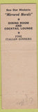 Matchbook Cover - El Dorado Hotel Sonoma CA orange