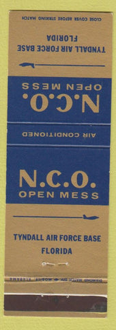 Matchbook Cover - NCO Open Mess Tyndall Air Force Base FL