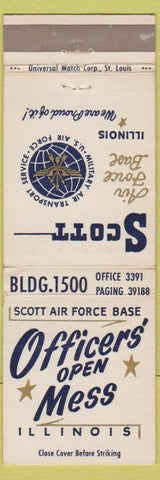 Matchbook Cover - Scott Air Force Base IL