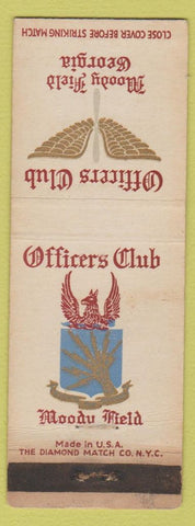 Matchbook Cover - Officers Club Moody Field GA