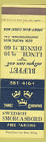 Matchbook Cover - Three Crowns Swedish Smorgasbord Huntington Park CA