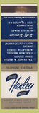 Matchbook Cover - Hotel Henley St Catharines ON