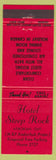 Matchbook Cover - Hotel Steep Rock Atikokan ON WEAR