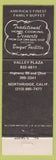 Matchbook Cover - Hodels Buffet Bakersfield CA