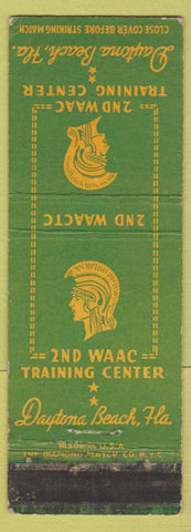 Matchbook Cover - 2nd WAAC Training Center Daytona Beach FL WORN