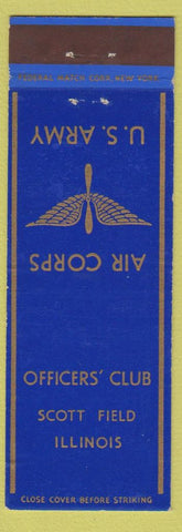 Matchbook Cover - US Army Air Corps Officers' Club Scot Field IL
