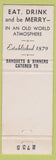 Matchbook Cover - German American Rathskeller New York City