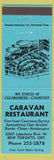 Matchbook Cover - Caravan Restaurant New Toronto ON
