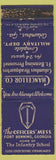 Matchbook Cover - Officers' Mess Fort Benning GA WEAR