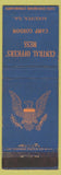 Matchbook Cover - Central Officers' Mess Camp Gordon Augusta GA WEAR