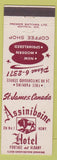 Matchbook Cover - Assiniboine Hotel St James Winnipeg? MB