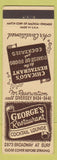 Matchbook Cover - George's Restaurant Chicago IL
