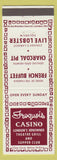 Matchbook Cover - Iroquois Casino London ON