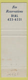 Matchbook Cover - Lord Nelson Hotel Halifax NS