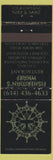 Matchbook Cover - Fisherman's Wharf Restaurant Columbus OH