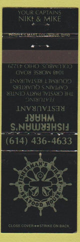 Matchbook Cover - Fisherman's Wharf Restaurant Columbus OH
