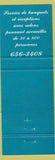 Matchbook Cover - I InterFAc Restaurant Laval QC