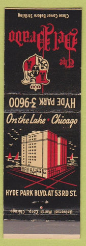 Matchbook Cover - Del Pardo Hotel Chicago IL