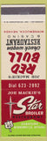 Matchbook Cover - Joe Mackie's Star Broiler Restaurant Winnemucca NV casino