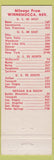 Matchbook Cover - Joe Mackie's Star Broiler Restaurant Winnemucca NV casino
