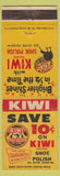 Matchbook Cover - Kiwi Shoe Polish